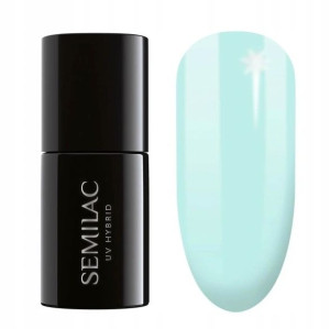 Semilac 387 Mint Refresh 7ml kolorowy lakiery hybrydy Hema Free