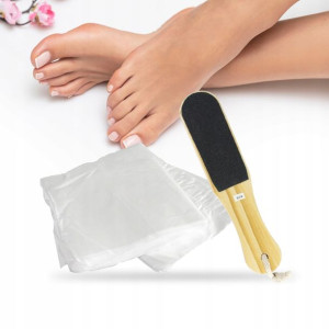 Worki foliowe do pedicure + Tarka drewniana GRATIS