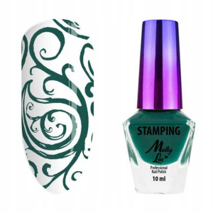Lakier do stempli Zieleń MollyLac blaszka stamping