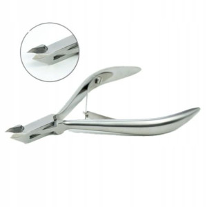 Cążki do skórek paznokci Lexwo 5mm #103 silver