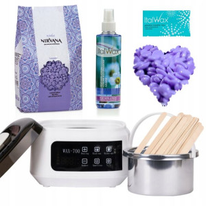 Zestaw WOSK LAVENDER 1kg Podgrzewacz DEPILACJA