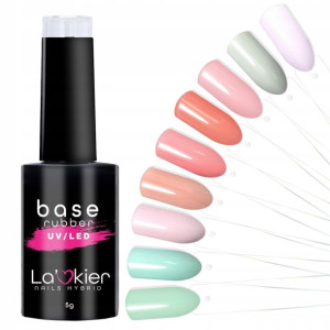La'kier RUBBER BASE baza lakier MACARONS wybór