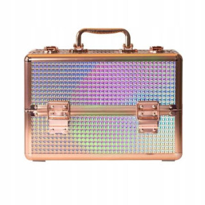 Kuferek kosmetyczny na lakiery lampę M ROSE GOLD