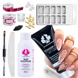 Zestaw LUX do akrylożel POWDER GEL Clear 50 ml