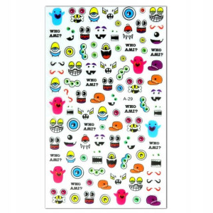 Naklejka 3D Nail Stickers Naklejki samoprzylepne d