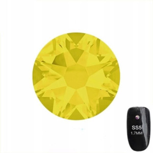 Cyrkonie szklane szlifowane Citrine SS6 50 sztuk