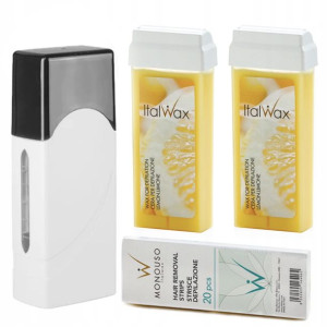 Depilacja zestaw 2x wosk ItalWax LEMON podgrzewacz