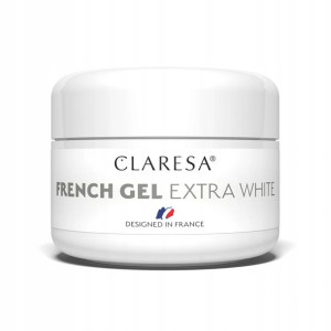Claresa Żel do paznokci French Gel Extra White 50 g żel budujący