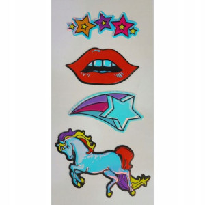 06. Unicorn Glam - duża samoprzylepna naklejka