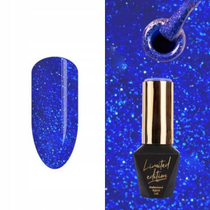 Molly Lac Lakier hybrydowy 465 Niebieski Holo 10g