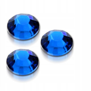 50x Oryginalne Cyrkonie Swarovski Capri Blue SS-10
