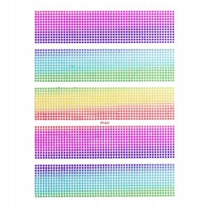 NAKLEJKI 3D XXL Holographic Rainbow HT037