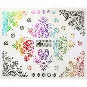 NAKLEJKI 3D XXL Holographic Rainbow HT023