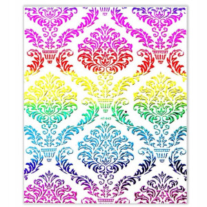NAKLEJKI 3D XXL Holographic Rainbow HT043