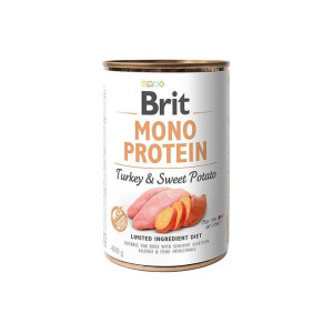 BRIT Mono protein indyk/słodkie ziemniaki puszka pies 400g