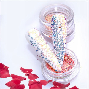 Pentagon Golden Peach 1g - holograficzne ozdoby do