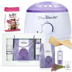 Zestaw do depilacji podgrzewacz wosk Lavender