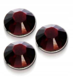 50x Oryginalne Cyrkonie Swarovski Burgundy SS10