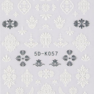 Naklejka samoprzylepna akrylowa biżuteria 5D-K057