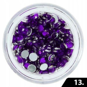 Cyrkonie do zdobień paznokci Violet 1.5mm 100szt