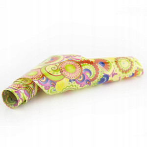 Folia transferowa tuba 100 cm Retro Paisley Nr 1