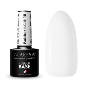 Claresa lakier hybrydowy BAZA RUBBER 18 base baza