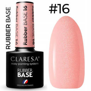 Claresa lakier hybrydowy BAZA RUBBER 16 base baza