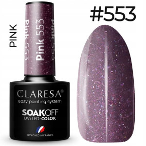 Claresa Lakier hybrydowy PINK 553 5g