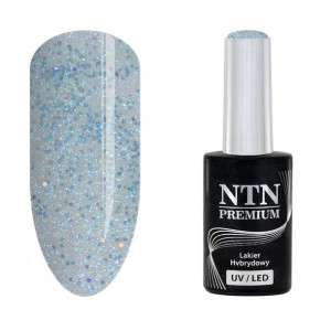 NTN Lakier hybrydowy Premium 73 5g brokat niebiesk