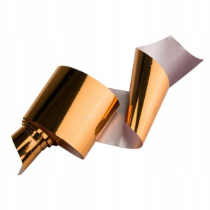 folia transferowa metallic ozdoby paznokcie gold