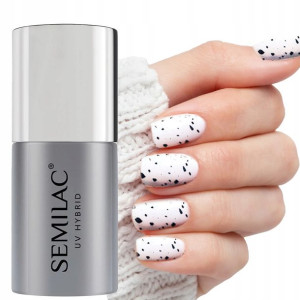 Semilac Top No Wipe Mat Stone do lakierów 7 ml