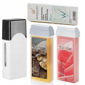 ITALWAX PODGRZEWACZ 2x WOSK ROLKA do depilacji