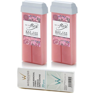 2+1 GRATIS DEPILACJA woski rolka ROSE FLEX