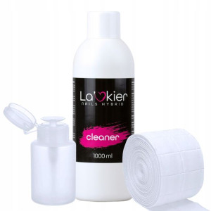 Zestaw do hybryd La'kier Cleaner dozownik waciki