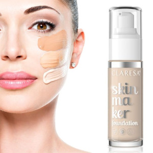 Claresa podkład do twarzy Skin Maker 01 Porcelain 30g