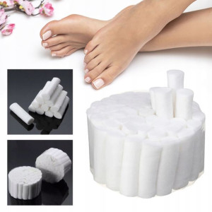 Separatory bawełniane pedicure wałeczki 50 sztuk