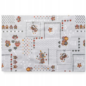 Cerata stół obrus plamoodporna sowy 140x120 cm
