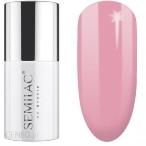 Semilac 198 Business Line kolorowy lakier hybrydowy Powder Pink 7ml