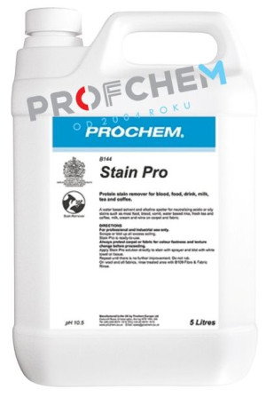 Prochem B144 Stain Pro 5L usuwa: krew, tusz, wino