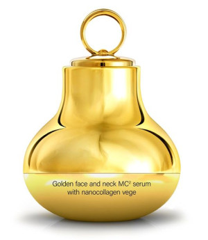 SkinLed Golden Face And Neck MC2 Serum With Nanocollagen Vege kolagenowe