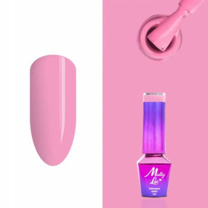 Molly Lac Lakier hybrydowy kolor 514 Róż Pink 5 ml