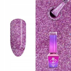Molly Lac Lakier hybrydowy kolor 323 Brokat 5 ml