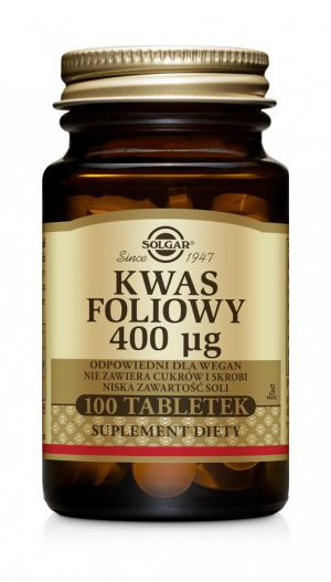 Solgar Kwas Foliowy 400 Μg