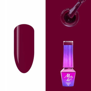 Molly Lac lakier hybrydowy KOLOR 497 5 ml BORDOWY