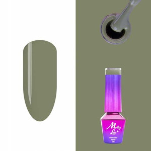 Molly Lac lakier hybrydowy KOLOR 498 5 ml Oliwkowy