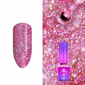 Molly Lac lakier hybrydowy Holo 572 5 ml Różowy