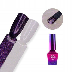 Molly Lac Top No Wipe Hollywood VIOLET hybrydy 5ml