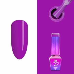 Molly Lac Lakier hybrydowy kolorowy 333 5ml fiolet