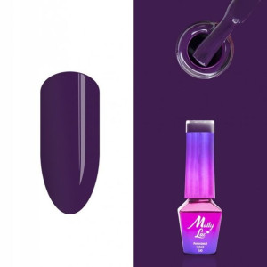 Molly Lac Lakier hybrydowy kolorowy 341 5ml fiolet