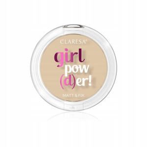 Claresa puder prasowany makijaż 02 NATURAL BEIGE